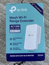 TP-Link Network RE300 AC1200 Mesh Wi-Fi Range Extender 2.4GHz band and 5GHz band picture