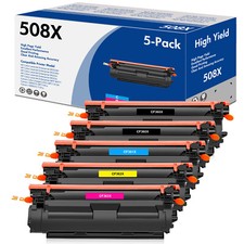5 PK CF360X CMYK ColorSet Toner Fits for HP 508X Enterprise M553x M553dn M553dh picture