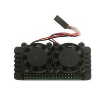 Aluminum Alloy Heatsink Case With Double Cooling Fans For Raspberry Pi Zero 2W b picture