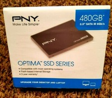 PNY 480GB SSD, Internal Solid State Drive, Optima Series, SSD7SC480GOPT-RB, NEW picture