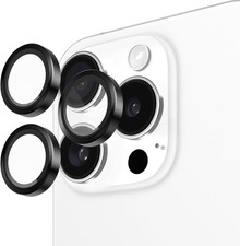 Pelican iPhone 16 Pro Max/iPhone 16 Pro Camera Lens Protector - Black Aluminum R picture
