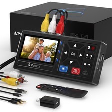 Portta VHS to Digital Converter Video to Digital Recorder with Remote Compatible picture