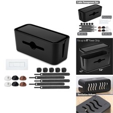 Bates Cable Management Box Medium Baby Proof Floor Power Strip Cover picture
