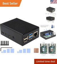 Durable Raspberry Pi 4 Aluminum Case - Optimal Cooling Solution for Your Build picture
