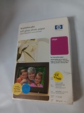Genuine HP Premium Plus Photo Paper 4X6  Inkjet 48 Sheets Soft Gloss  picture