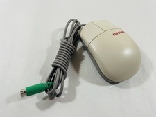 Vintage Compaq Mechanical Ball Mouse MUS9J  PS/2 2 Button picture