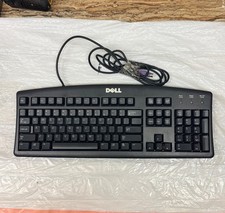 Dell Keyboard Computer Desktop RT7D20 Wired PS 04N454 4N454 BLACK US QWERTY picture