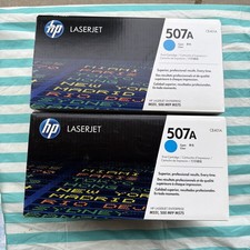 HP 507A Cyan Toner Cartridge for HP Color LaserJet (CE401A) SET Of TWO picture