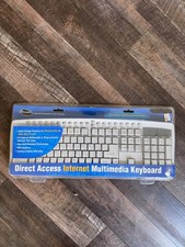 IConcepts AT & PS/2 Interface Qwerty Keyboard 78153 - Ships Fast picture