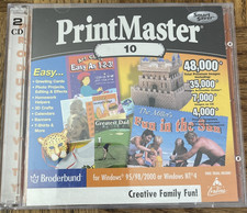 Print Master 10 PC CD Rom Software picture