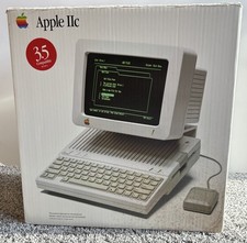 Original Apple IIc Computer Retail Box Vintage 1985 Macintosh Logo BOX ONLY picture