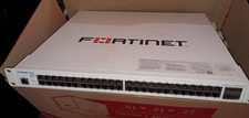 Fortinet FS-248E-FPOE FortiSwitch 48-Port PoE Gigabit Switch W/ Power Cord Used picture