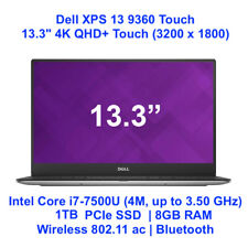 NEW Dell XPS13 9360 Laptop Core i7 4K QHD+ 3200x1800 Touch 1TB 8GB Win10Pro XPS picture