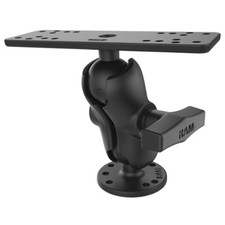 RAM Mount Rectangular Marine Plate Short Surface Screw Down Mount RAM-111U-B picture