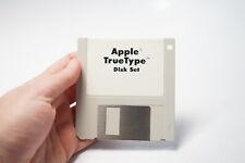 Vtg 1990 Apple TrueType Disk Set Software Apple Macintosh Mac Floppy Disk picture