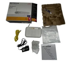 Netgear WGR 614 Wireless-G Router w/ Accessories White Home Internet Network picture