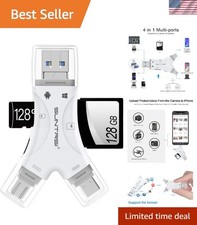 Multi-Device SD Card Reader - Charge & Transfer Data Simultaneously with Ease picture