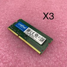 Crucial 4GB DDR3L-1600 Laptop Memory Ram CT51264BF160BJC8FNN - Lot of 3 picture