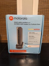 Motorola MT7711 24x8 Cable Modem + AC1900 WiFi Router + 2 Phone Line picture