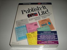 Timeworks Publish-It Lite dos desktop publishing. New. picture