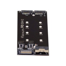Jimier 2X M.2 NVME to SFF-8654 8X PCI-Express Raid Card VROC Raid0 Hyper Adapter picture