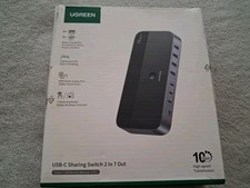 UGREEN 2-in 7-Out USB 3.0 Switch, USB Switcher for 2 Computers Model: CM836 picture