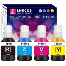 T49M 4×140ML T49 T49M Sublimation Ink for Epson SureColor F170 F570 Printer picture