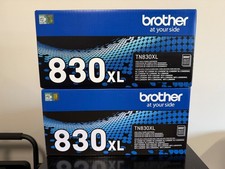 2 Brother TN830XLW TN830XL Black High Yield Printer Toner Cartridge picture