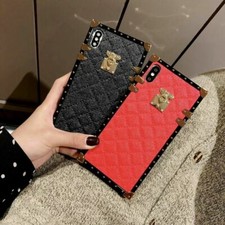 Grid Leather Lock Luxury Boxy Trunk Case For A34 A36 A14 A56 A54 A26 A17 A16 A06 picture
