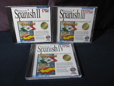 Multimedia Spanish II, III, IV CD ROM by Pro One Achieve Fluency Now Windows 95 picture