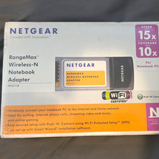 NETGEAR RangeMax Wireless-N Notebook Adapter WN511B PC Card Type II 300 Mbps picture