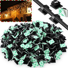 Eboot 100 Pieces Adhesive Cable Wire Clips Strong Cord Clips Wire Holders Cable picture