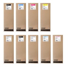 9 x Original Ink Epson Stylus Pro 11880 700ml T5911 - T5919 Cartridge Set picture
