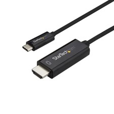 Startech 1M USB-C (T/BOLT3) TO HDMI ADAPTER CABLE 4K BLACK 3YR picture