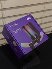 FIFINE AmpliGame A6V USB Gaming Microphone RGB PC PS5 Black NEW picture