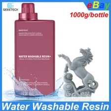 Geeetech Resin Water Washable Resin UV-Curing 1000g Gray for LCD/DLP 3D Printer picture
