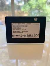 Micron 5300 PRO 960GB 2.5” SATA III SSD MTFDDAK960TDS w/ Caddy 99% Tested picture