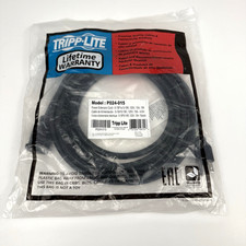 Tripp Lite 15ft Power Cord Extension Cable Heavy Duty 14awg 5-15p 5-15r 15a 15' picture