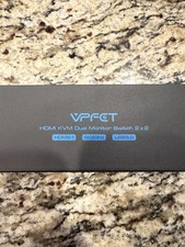 HDMI KVM Dual Monitor Switch 2x2 - 8K 60Hz USB 3.0 - picture