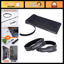 100PCS Reusable Cable Ties - 6-Inch Adjustable Nylon Cord Organizer, Hook & Loop picture
