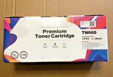2 PACK TN660 Toner Cartridge  2 PACK TN660 TN-660 TN 660 TN630 picture
