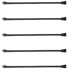 ThreeBulls 5 Pack 4-Pin PWM Fan Splitter Cable, Sleeved Braided 1 to 1,5  picture