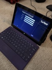 Microsoft Surface RT 32GB Laptop/Tablet Windows 8.1 RT Black WITH CHARGER picture