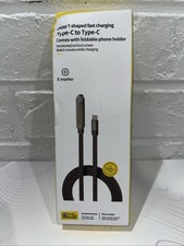 Basemo 240W Fast Charging USB-C Cable, Foldable Holder, E-marker, 1.5m picture