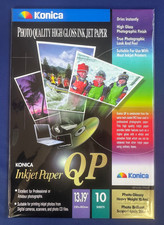 Konica Photo Quality High Gloss Inkjet Paper 13x19 • 10 Sheets QP10WLTPGH picture