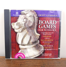 Swift Classics Board Games For Windows CD-ROM 14 Games Windows 3.1 to XP Chess picture