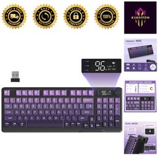 M96 RGB Wireless Gaming Keyboard - 94 Keys, Rechargeable & Colorful PBT Caps picture