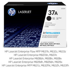 HP 37A (CF237A) Black Toner Cartridge LaserJet Enterprise M607 M608 M609 M631 picture