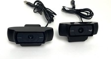 Logitech 1080p USB HD Pro Webcam V-U0028 - Lot Set of 2 picture