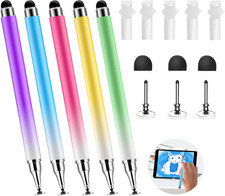 Stylus(5 Pcs),2 in 1 Stylus Pen for Touchscreen,Ipad,Iphone,Stylus Pen with Pen picture